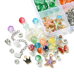 Наборы для изготовления браслетов из сплава эмали&nbsp;DIY-FS0007-50