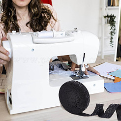 10 ярд нескользящей прозрачной силиконовой полиэстеровой резинки&nbsp;SRIB-GF0001-26A-02