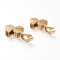 Ionenplattierung (IP) 304 Edelstahlanhänger&nbsp;STAS-F253-13G