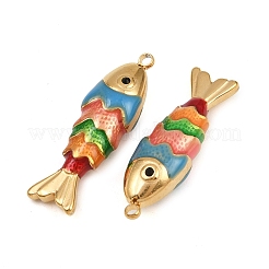 Подвески из нержавеющей стали 304 с эмалью&nbsp;STAS-I352-08G