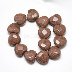 Perle sintetiche Goldstone fili&nbsp;X-G-S357-E01-18