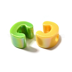 УФ-покрытие непрозрачные акриловые европейские бусины SACR-Z007-01C