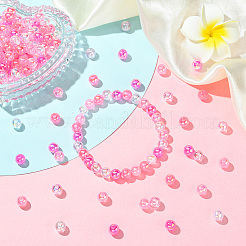 5 цвет прозрачных акриловых бусин&nbsp;MACR-PA0001-03B-02