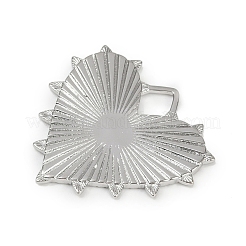 Текстурированные латунные подвески KK-M322-19P