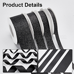 4 рулон 4 видов блестящих полиэстеровых лент&nbsp;SRIB-PH0001-33