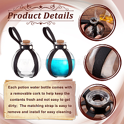 Пробковая бутылка с зельем темной магии&nbsp;AJEW-WH0415-80A