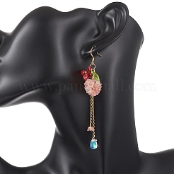 Акриловые серьги болтающийся&nbsp;EJEW-JE06938