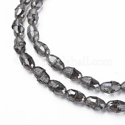 Гальванизируйте прозрачное стекло бисер нитей&nbsp;EGLA-N002-35-F01