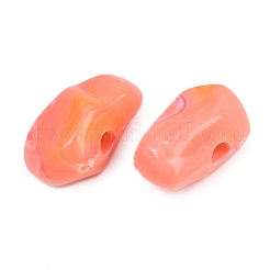 Perles européennes en acrylique opaque&nbsp;OACR-G064-10A