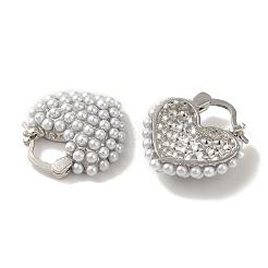 Латунные серьги обруча&nbsp;EJEW-R162-35P