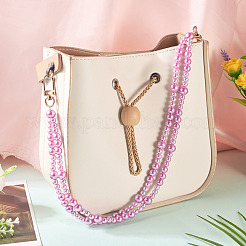 Круглые бусины из АБС-пластика с имитацией жемчуга HJEW-TAC0085