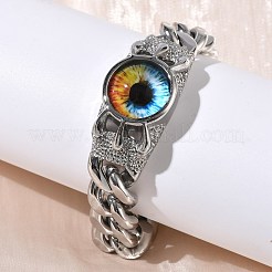 Браслеты из нержавеющей стали eye 201/304 BJEW-F522-02P-03