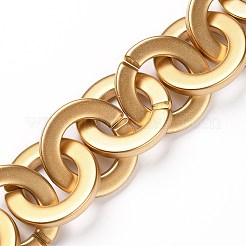 3 пряди 3 цвета ручной работы непрозрачные акриловые цепочки Роло AJEW-SZ0001-64A