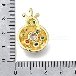 Латунные подвески из микро-паве KK-V010-15G