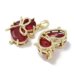 Подвески из настоящего латунированного стекла из золота 18 карат&nbsp;KK-R161-02G-04