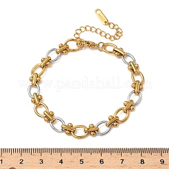 Браслеты-цепочки из нержавеющей стали 304 для женщин&nbsp;BJEW-Z134-01G