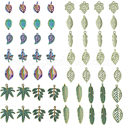 20 шт. 5 стиля подвески из сплава радужного цвета&nbsp;PALLOY-YW0007-03