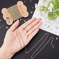 Наборы для самостоятельного изготовления цепочек из нержавеющей стали 304 DIY-UN0002-44G