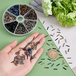 1260 шт. 7 вида стеклянных круглых бусин SEED-PH0001-56