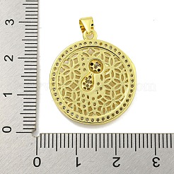 Покрытие стойки латунь микропаве прозрачные подвески из кубического циркония KK-B091-47G