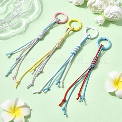 4 шт. корейских подвесных украшений из вощеного полиэфирного шнура&nbsp;HJEW-JM04415