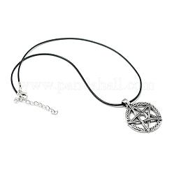 Сплав ожерелья шкентеля NJEW-S381-008