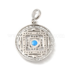 Покрытие стойки латунный цирконий с подвесками из эмали&nbsp;KK-Q772-19P