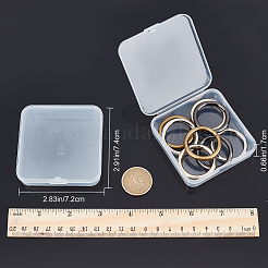 8 шт. 4-х цветные соединительные кольца из цинкового сплава FIND-GF0003-21