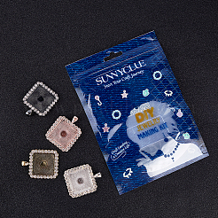 Сеттинги кабошон сплав горный хрусталь кулон&nbsp;ALRI-SC0001-002