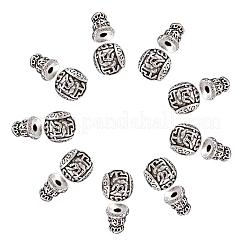 Наборы шариков гуру сплава тибетского стиля&nbsp;PALLOY-TAC0009-14AS