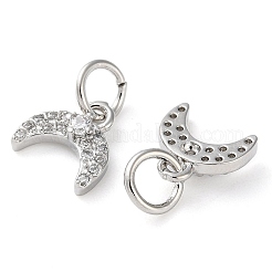 Покрытие стойки латунь микропаве прозрачные кубические циркониевые подвески KK-D097-06P