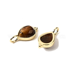 Природных тигровый глаз подвески&nbsp;KK-P325-08G-01