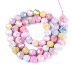 Антикоррозийные гальванические стеклянные бусины&nbsp;X-EGLA-T021-8mm-15-14