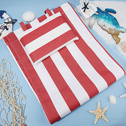 Стул в полоску с узором из ткани Оксфорд&nbsp;AJEW-WH0248-453A