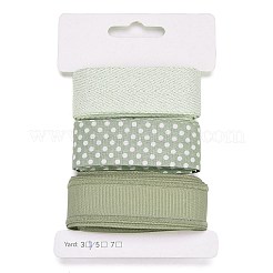 Ruban polyester 9 yards 3 styles&nbsp;SRIB-A014-C05