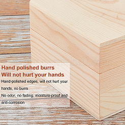 Деревянный ящик для хранения мыла ручной работы WOOD-WH0103-40