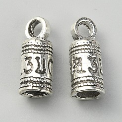 Zink-Legierung Schnurende&nbsp;FIND-WH0144-86E-AS