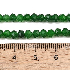 Brins de perles de jade blanc naturel teintées&nbsp;GG-CBAF9EE-A32-3x4mm
