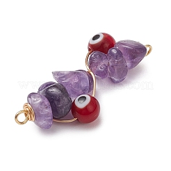 5 шт. 5 стиля: натуральный красный авантюрин PALLOY-JF02977-01