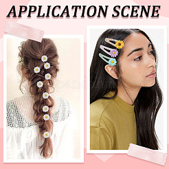 200шт 7 стиля непрозрачные кабошоны из смолы RESI-SP0001-31