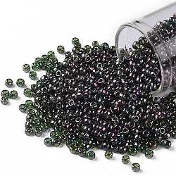 TOHO Round Seed Beads, Japanese Seed Beads, (326) Gold Luster Orion, 8/0, 3mm, Hole: 1mm, about 10000pcs/pound