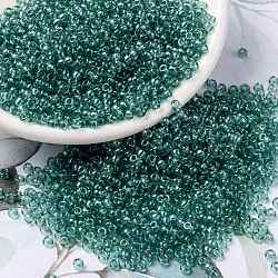 Miyuki runde Rocailles Perlen, japanische Saatperlen, (rr2445) transparenter Meerschaumglanz, 8/0, 3 mm, Bohrung: 1 mm, über 422~455pcs / Flasche, 10 g / Flasche