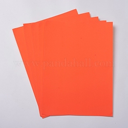 Papier copie couleur a4, papier d'impression fluorescent auto-adhésif, pour l'artisanat de bricolage, rectangle, rouge, 30x21x0.01 cm