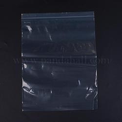 Пластиковые сумки на молнии, многоразовые упаковочные пакеты, верхнего уплотнения, мешок с самоуплотнением, прямоугольные, белые, 40x29 см, односторонняя толщина: 2.7 мил (0.07 мм), 100 шт / пакет