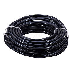 Round Aluminum Wire, Black, 3 Gauge, 6mm, 500g/bundle