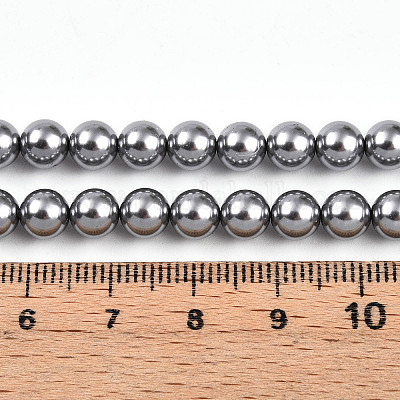 Выпечка из окрашенного перламутрового стекла жемчужные бусинки HY-N002-6mm-A01-1