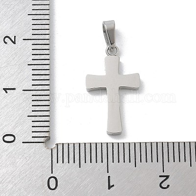 Подвески из нержавеющей стали 304 с микропаве из кубического циркония STAS-Z107-08P-09-1