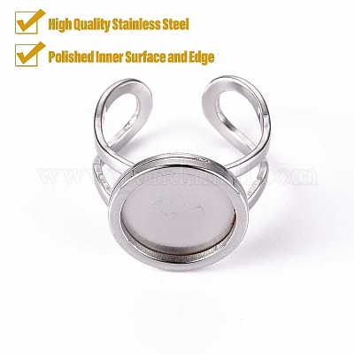 Фурнитура для манжетного кольца из нержавеющей стали 201 STAS-S080-040B-P-1