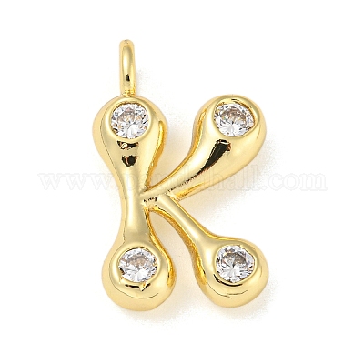 Стойки обшивки латунь микро проложить Циркон подвеску KK-A200-24G-K-1