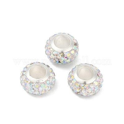 Сплав горный хрусталь глина паве бусины ALRI-D300-03S-07-1